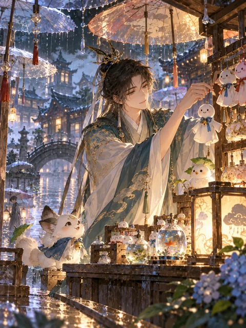 poster-36-漫剧：实习天神雨天营业海报