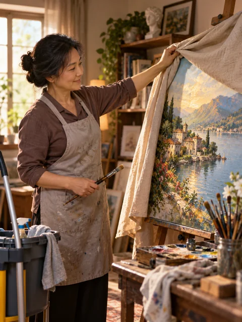 poster-33-我家钟点工是隐世画家海报