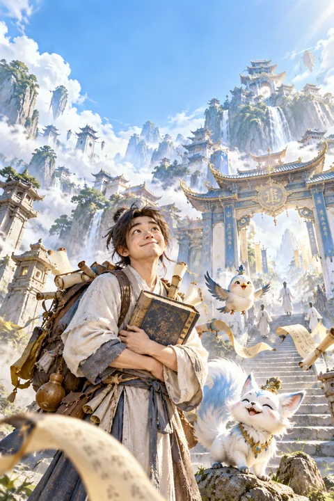 《谁让这个文盲修仙的》第五季主题海报